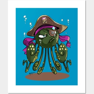 "Pirate Octopus" Posters and Art